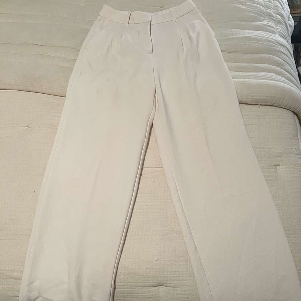 ARITZIA WILFRED EFFORTLESS PANT IN CREAM